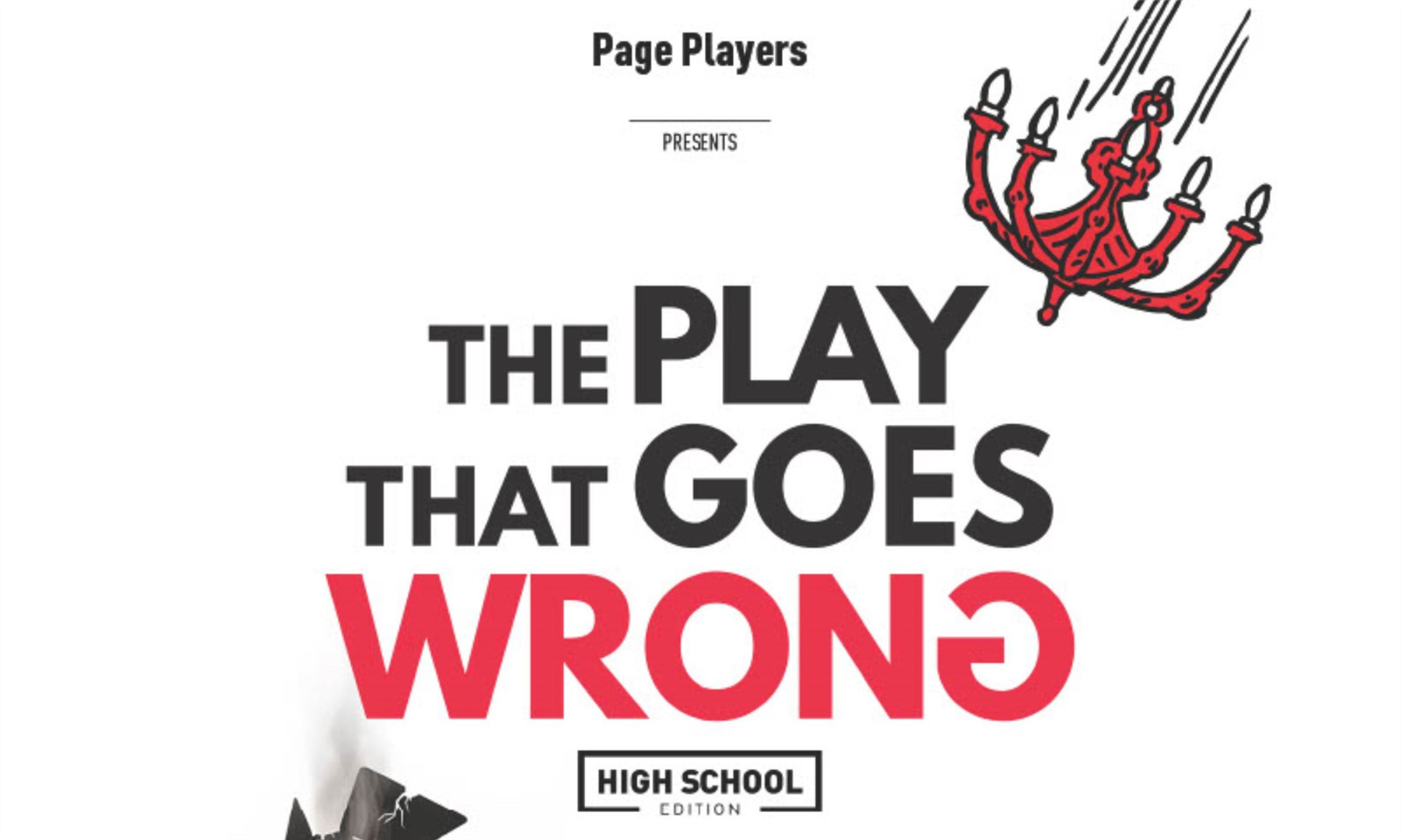 The Play That Goes Wrong promotional graphic